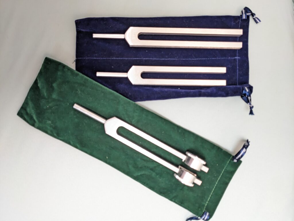 Weighted and Unweighted Tuning forks